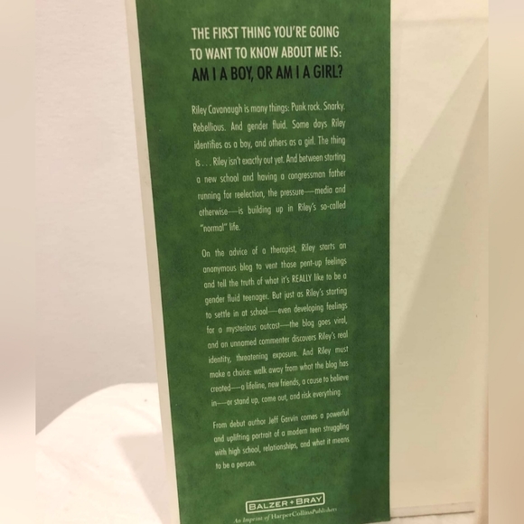 YA Book "Symptoms of Being Human" by Jeff Garvin - Picture 3 of 10